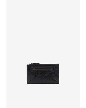 Balenciaga Le City Zip Cardholder - White