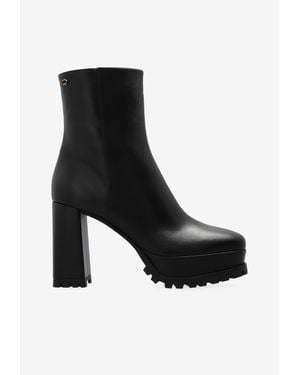 Gianvito Rossi Harlem 70 Platform Ankle Boots - Black