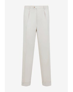 Ralph Lauren Straight-Leg Tailored Pants - White