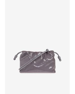 Loewe Medium Flamenco Shoulder Bag - Gray