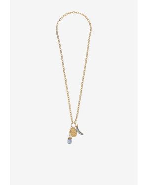 Chloé Bloomcraft Charm Pendant Necklace - White