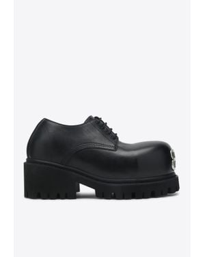 Balenciaga Stomper Chunky Derby Shoes - Black