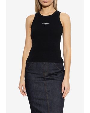 Givenchy Embroidered Logo Tank Top - Black