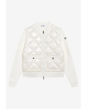 Moncler Padded Zip-Up Jacket - Natural