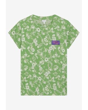 Loewe Printed Crewneck T-Shirt - Green
