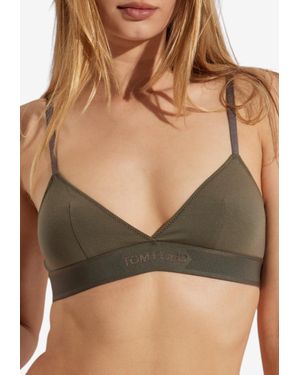 Tom Ford Signature Triangle Bra - Brown