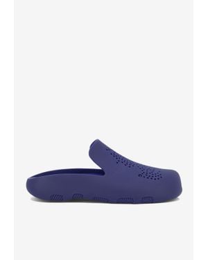 Burberry Stingray Rubber Clogs - Blue