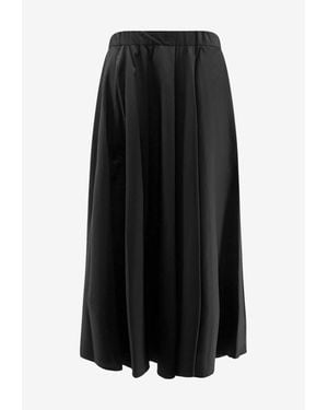 Aspesi Flared Midi Skirt - Black