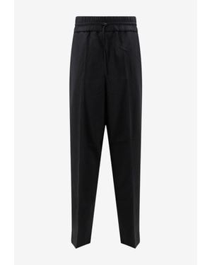 Ami Paris Classic Relaxed Pants - Black