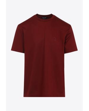 Giorgio Armani Logo-Embroidered Crewneck T-Shirt