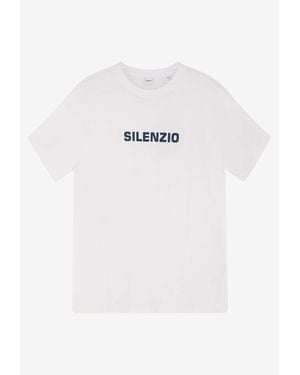 Aspesi Silenzio Print T-Shirt - White