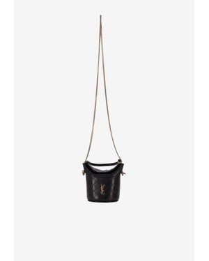 Saint Laurent Mini Gaby Crossbody Bag - White