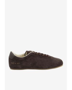 Common Projects Low-Top Suede Trainers - Brown