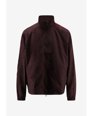 Y-3 High-Neck Zipped Track Jacket - Red