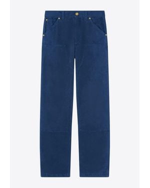 Versace Carpenter Straight-Leg Pants - Blue