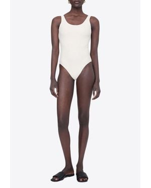 Anine Bing Jace One-Piece Swimsuit - White