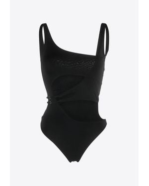 Off-White c/o Virgil Abloh Cut-Out One-Piece Swimsuit - Black