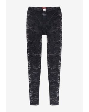 DIESEL Claire Lace Leggings - Blue