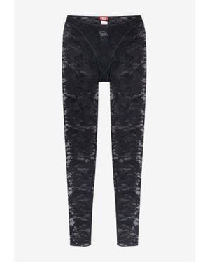 DIESEL Claire Lace Leggings - Blue