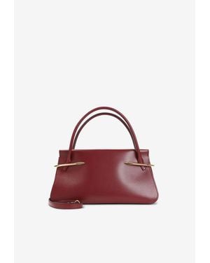 Givenchy Medium Pinch Leather Shoulder Bag - Red