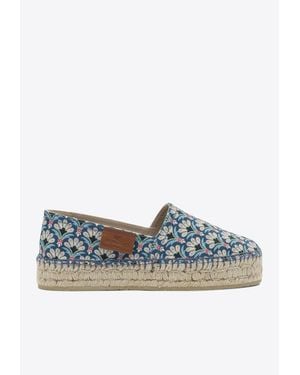 Etro Paisley Patterned Espadrilles - Blue