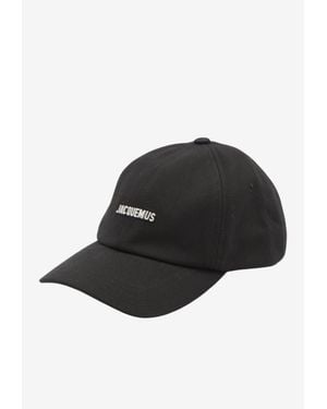 Jacquemus Gadjo Logo Baseball Cap - Black