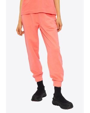 Moncler Embossed Logo Track Trousers - Pink