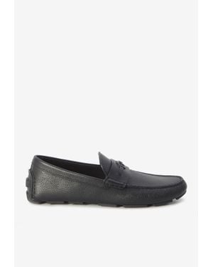 Gucci Interlocking G Leather Loafers - White