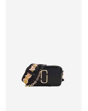 Marc Jacobs Snapshot Leather Crossbody Bag - Black