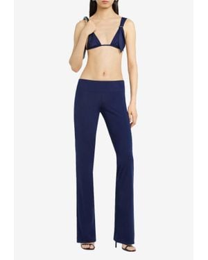 Courreges Scarf Triangle Bikini - Blue