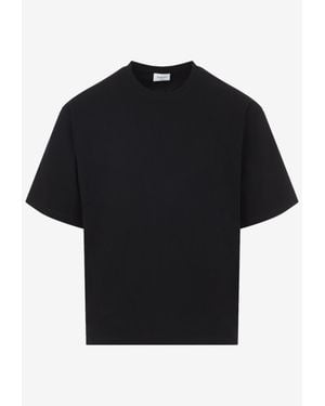 Saint Laurent Cassandre Crewneck T-Shirt - Black
