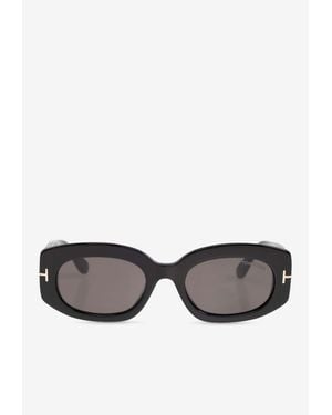 Tom Ford Cielle Oval Sunglasses - Gray