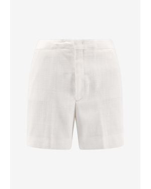 Tagliatore Elle Tailored Mini Shorts - White
