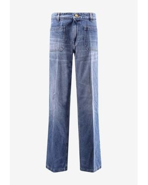 The Seafarer Curt Washed Straight-Leg Jeans - Blue