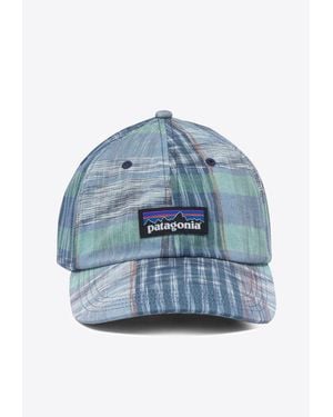 Patagonia Logo-Embroidered Baseball Cap - Blue