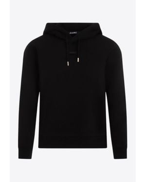 Jacquemus Le Hoodie Gros Grain - Black