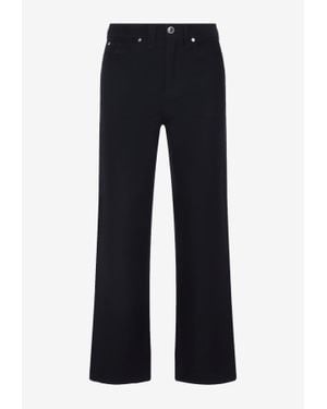 Brioni Straight-Leg Trousers - Blue