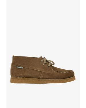 Sebago Dakota Moc-Toe Suede Chukka Boots - Brown