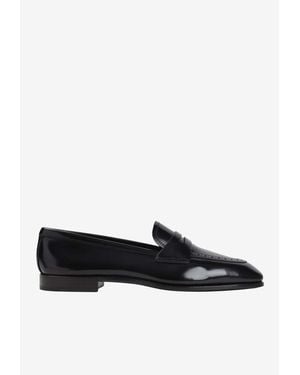 Church's Onyx Brogue Penny Loafers - Black
