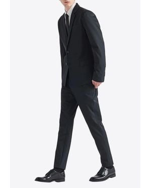 Prada Single-Breasted Suit - Black