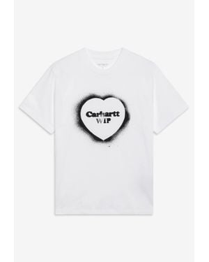 Carhartt Spray Heart T-Shirt - White