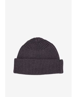 P.A.R.O.S.H. Lady Bird Wool Knit Beanie - Blue