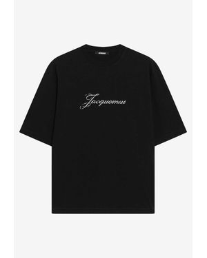 Jacquemus Signature Logo T-Shirt - Black