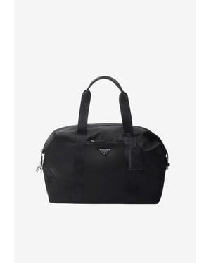 Prada Saffiano Travel Bag - Black