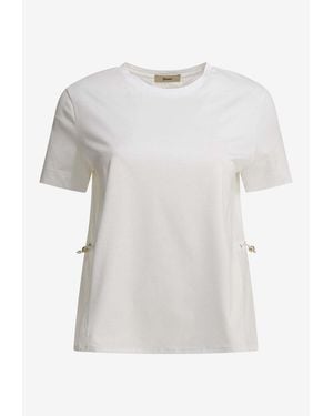 Herno Crewneck Jersey T-Shirt - White
