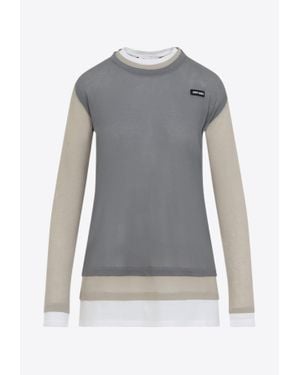 Miu Miu Tshirt - Gray