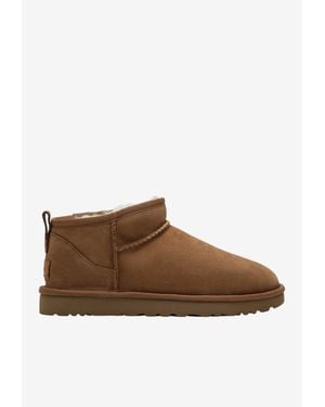 UGG Classic Ultra Mini Ankle Boots - Brown