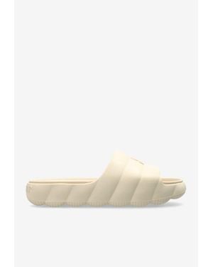 Moncler Lilo Rubber Slides - White
