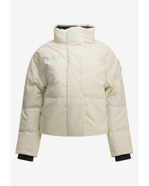 Canada Goose Grandview Cropped Down Jacket - Natural