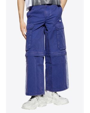 adidas Originals Adilenium Season 3 Convertible Cargo Pants - Blue